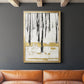 Gilded Winter II - Modern Framed Canvas Print