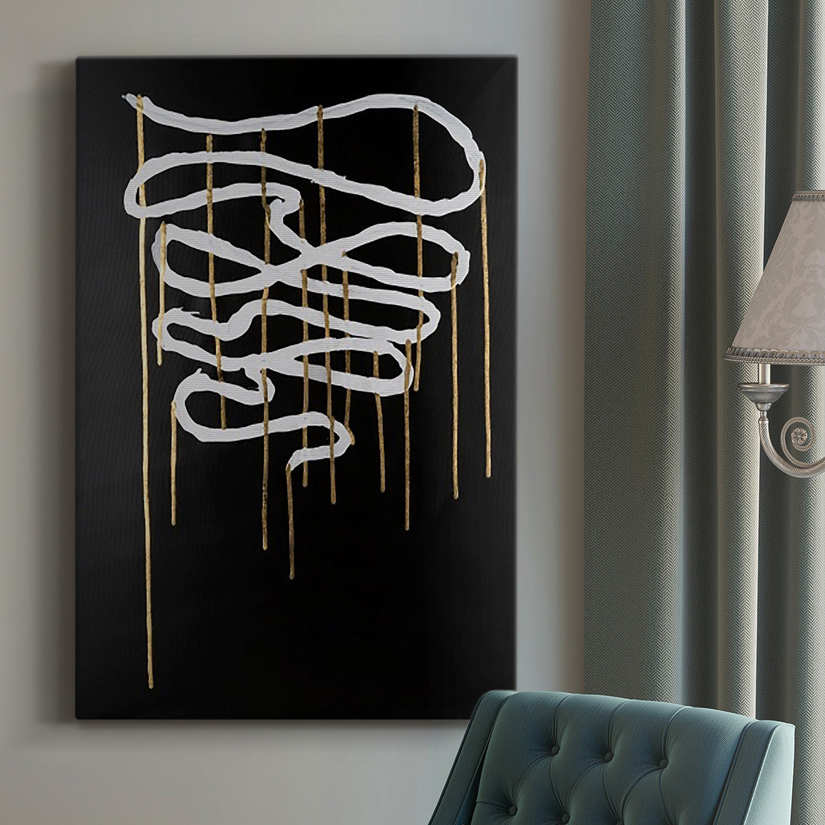 Weeping Ribbon II Premium Gallery Wrapped Canvas - Ready to Hang