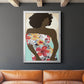 You Go Woman II - Modern Framed Canvas Print