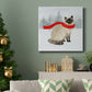 Christmas Cats and Dogs III-Premium Gallery Wrapped Canvas - Ready to Hang