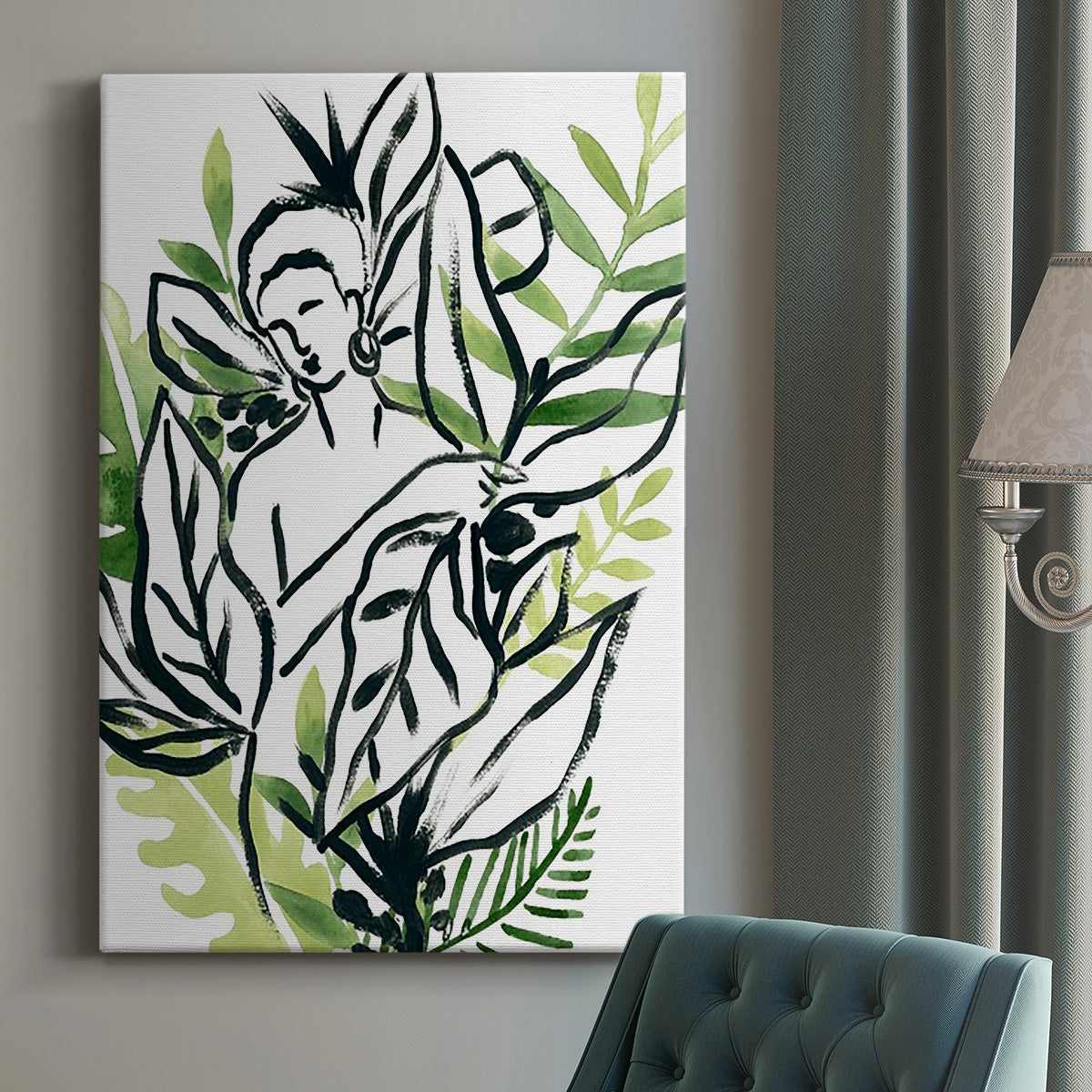 Tropical Sketchbook IV - Canvas Art Print