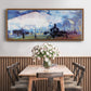 Saint Lazare Station in Paris - Floater Framed Canvas Print