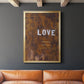 Love Never Fails I - Modern Framed Canvas Print