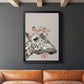 Peek A Boo Giraffe II - Modern Framed Canvas Print