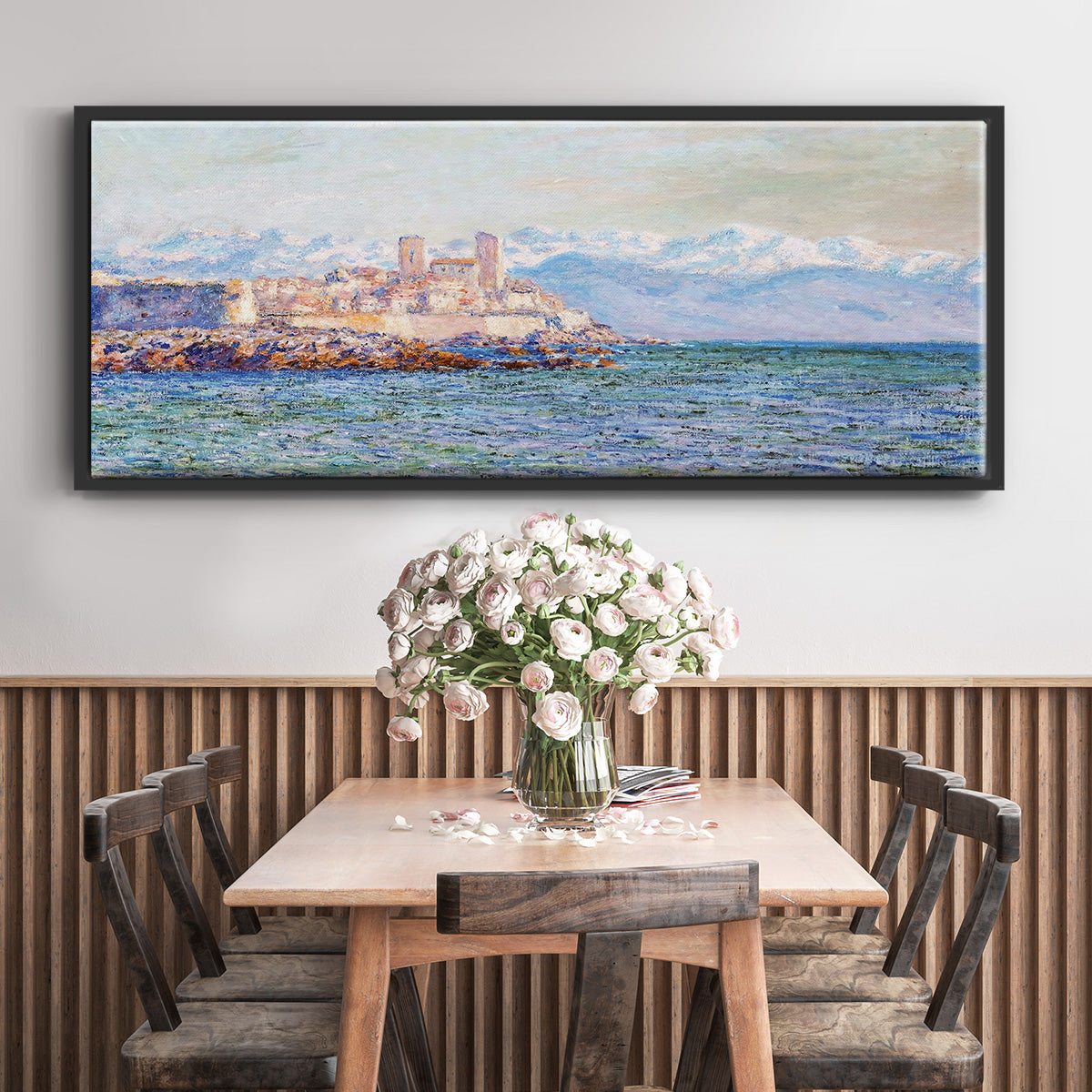 The Old Fort at Antibes, 1888 - Floater Framed Canvas Print