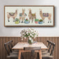 Llama Party - Floater Framed Canvas Print