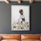 Beautiful Floral Contemplation II - Modern Framed Canvas Print