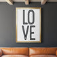 Bold Love II - Modern Framed Canvas Print