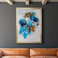 Misty Blue I - Modern Framed Canvas Print