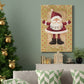 Polka Dot Peace Santa Premium Gallery Wrapped Canvas - Ready to Hang