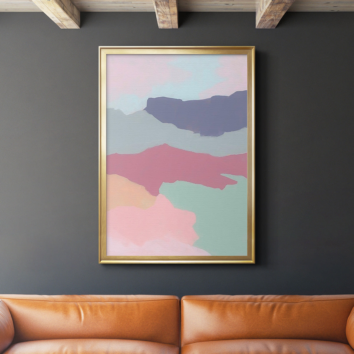 Desert Prism I - Modern Framed Canvas Print