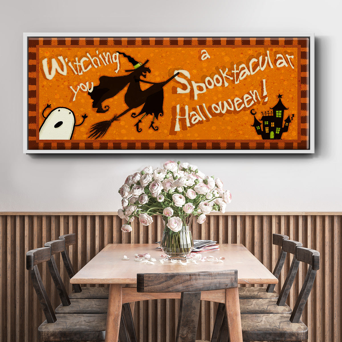 Spooktacular Collection D - Floater Framed Canvas Print