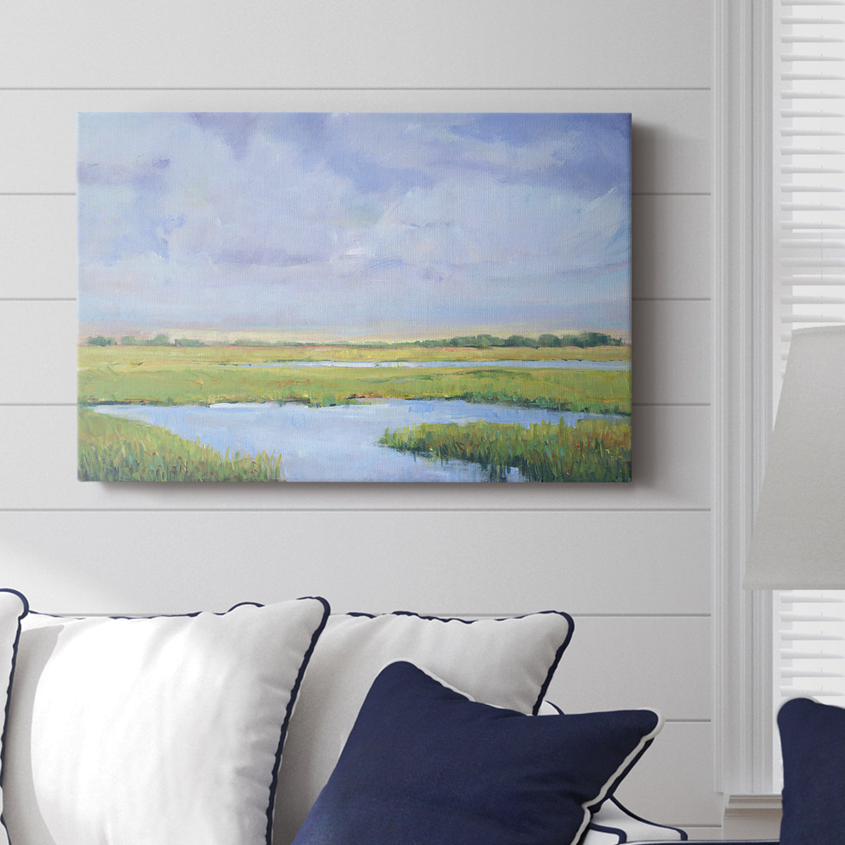 Summer Marsh I - Canvas Art Print