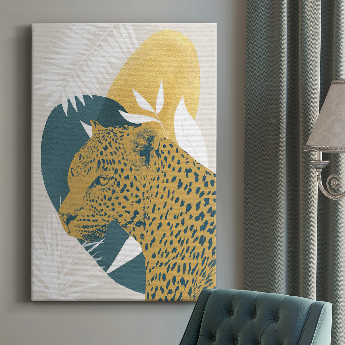 Jungle Cat II Premium Gallery Wrapped Canvas - Ready to Hang