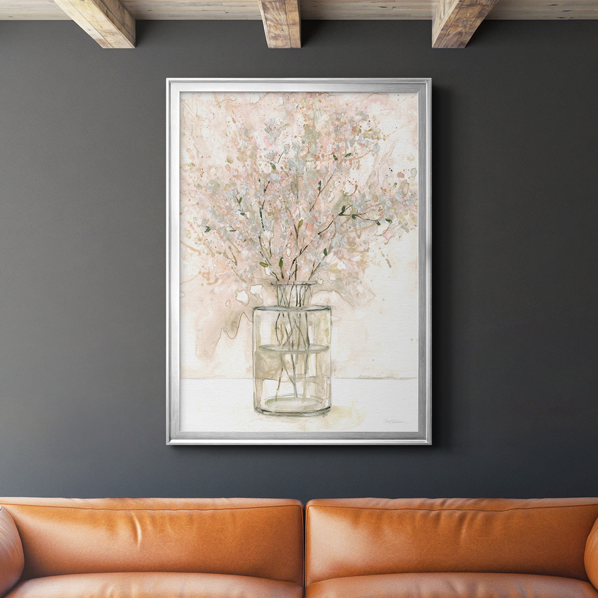 Delicate Arrangement I - Modern Framed Canvas Print