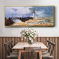 The Jetty at Le Havre, 1868 - Floater Framed Canvas Print