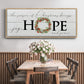 Joy Hope and Peace - Floater Framed Canvas Print
