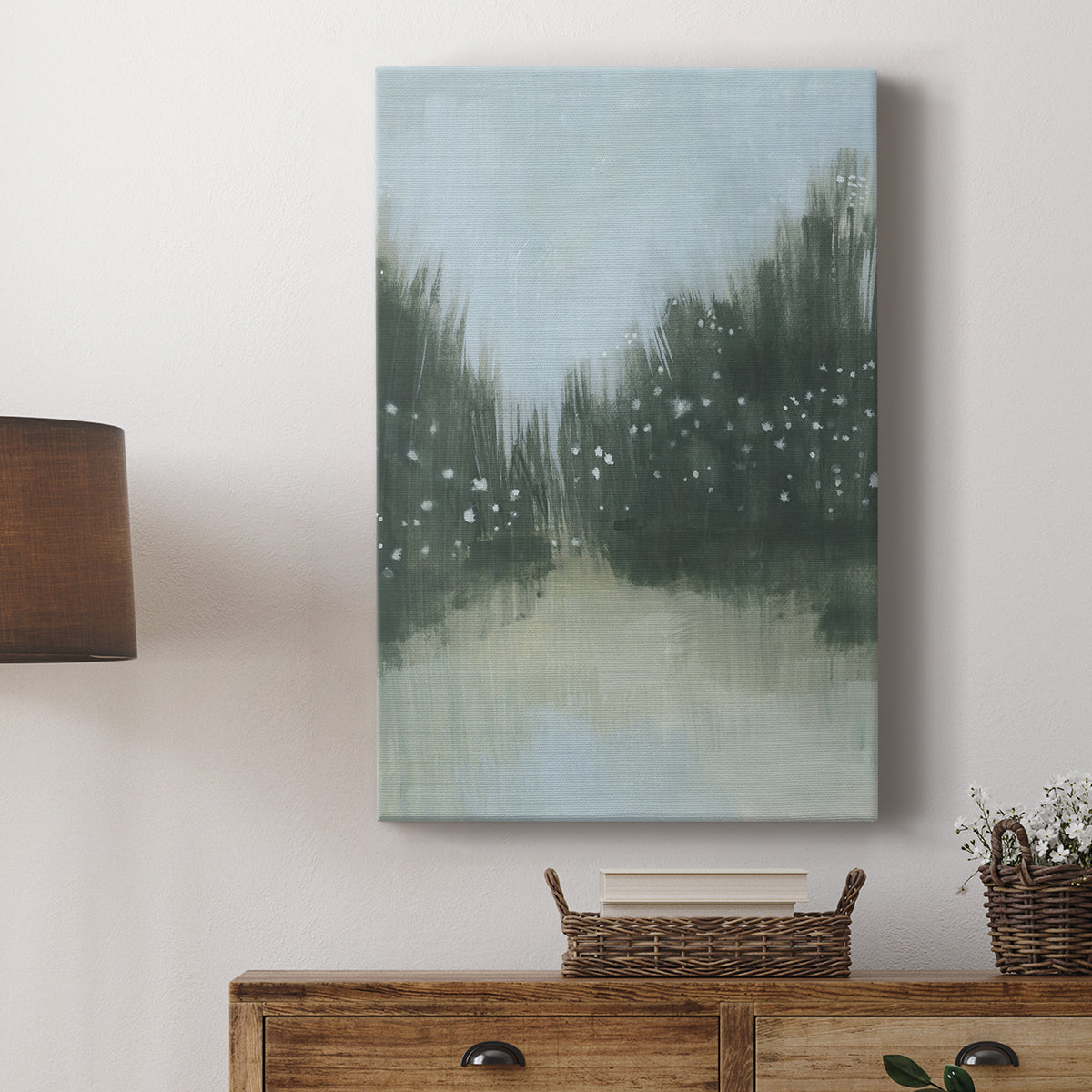 Marsh Morning Fog II - Canvas Art Print