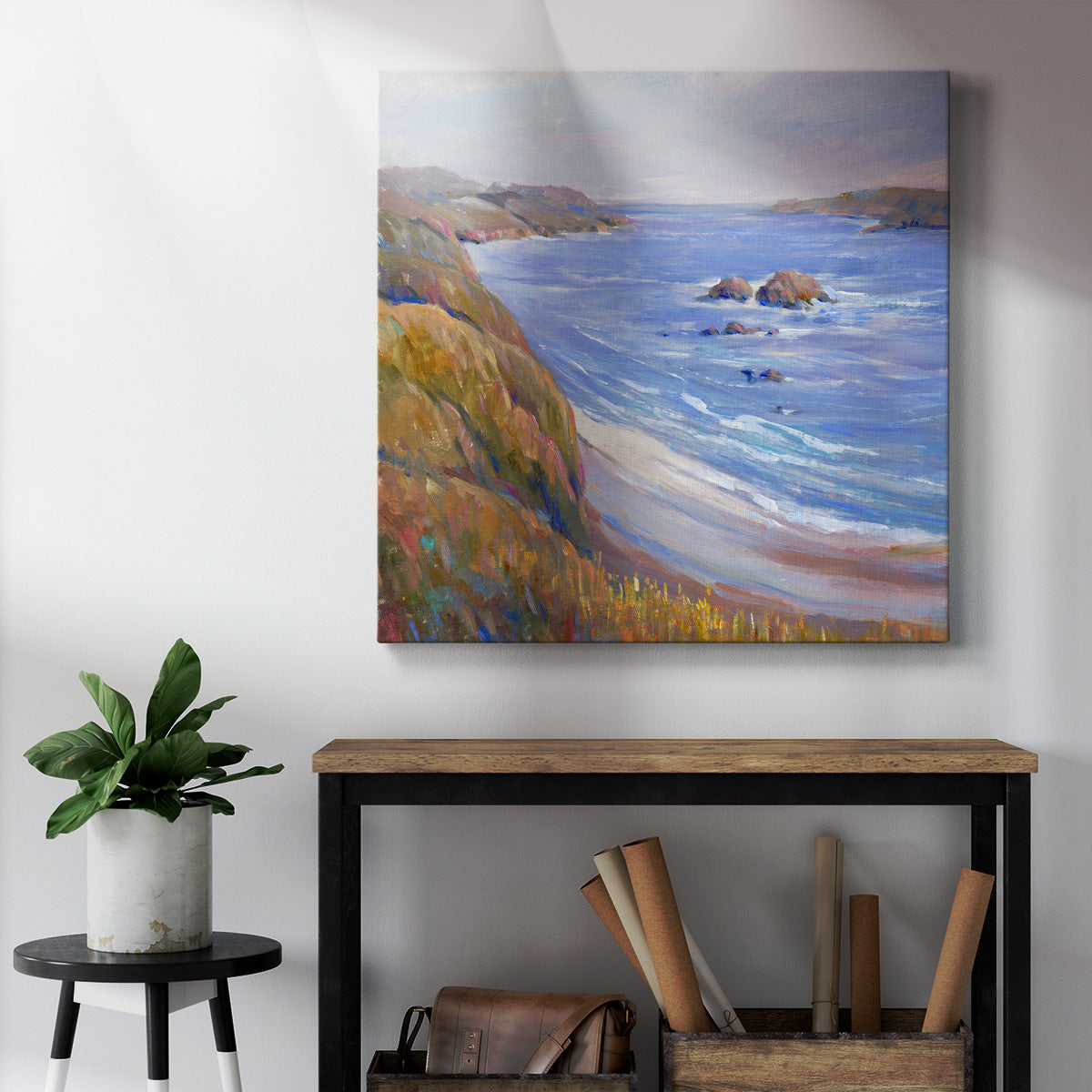 Along the Coast I-Premium Gallery Wrapped Canvas - Ready to Hang