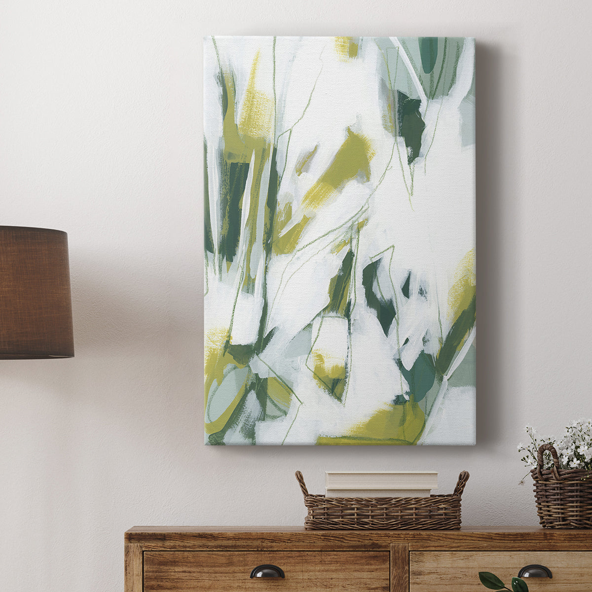Emerald Ice IV - Canvas Art Print