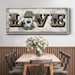 Winter Wonderland Friend Love - Floater Framed Canvas Print