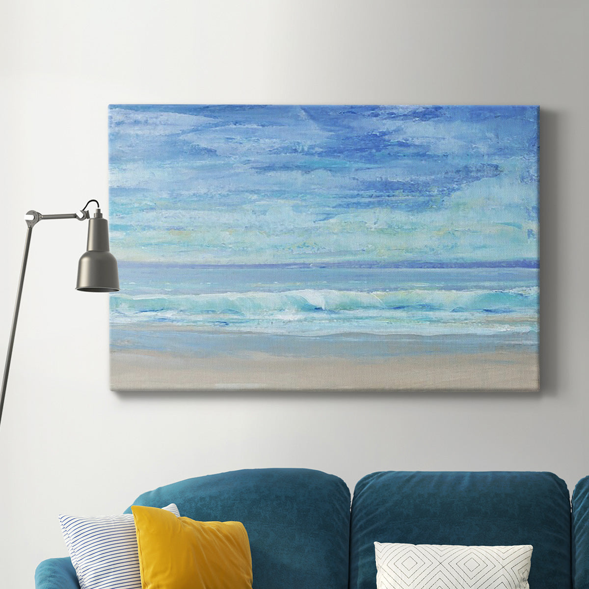 Rolling Surf I Premium Gallery Wrapped Canvas - Ready to Hang