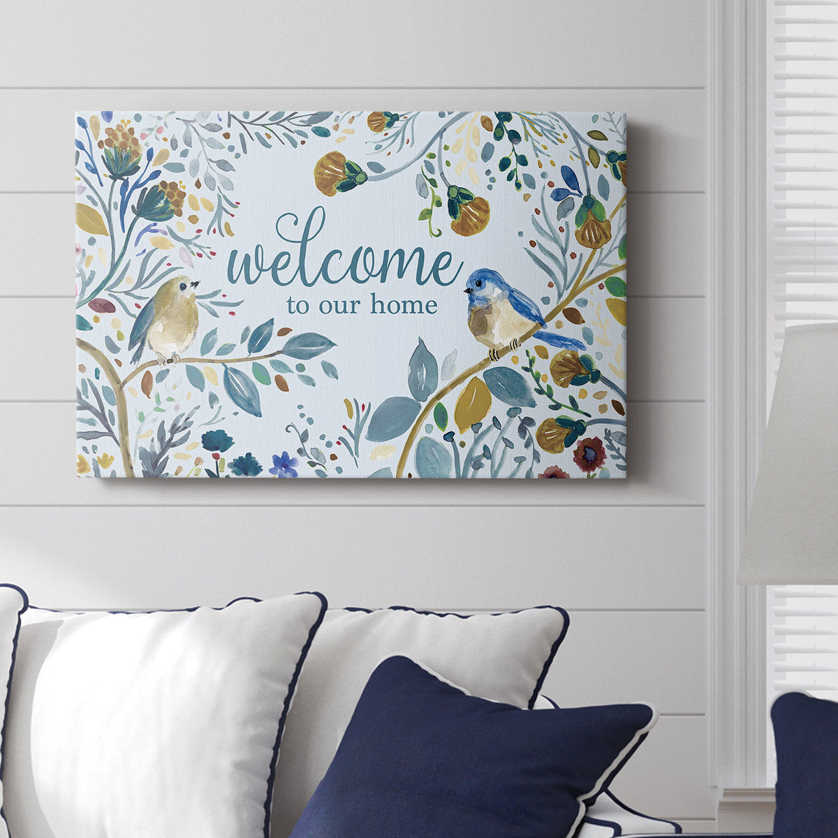 Welcome to Our Home - Canvas Art Print