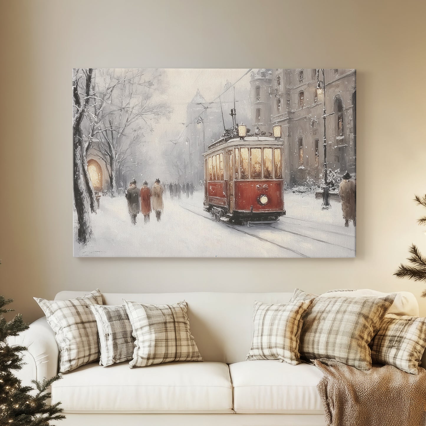 Frostlit Blessing of Eve - Canvas Art Print