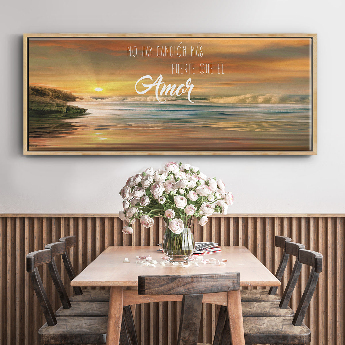 Amor - Floater Framed Canvas Print