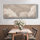 Painted Clouds II - Floater Framed Canvas Print