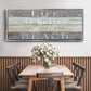 Life Better Beach - Floater Framed Canvas Print