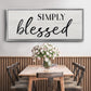 Simply - Floater Framed Canvas Print