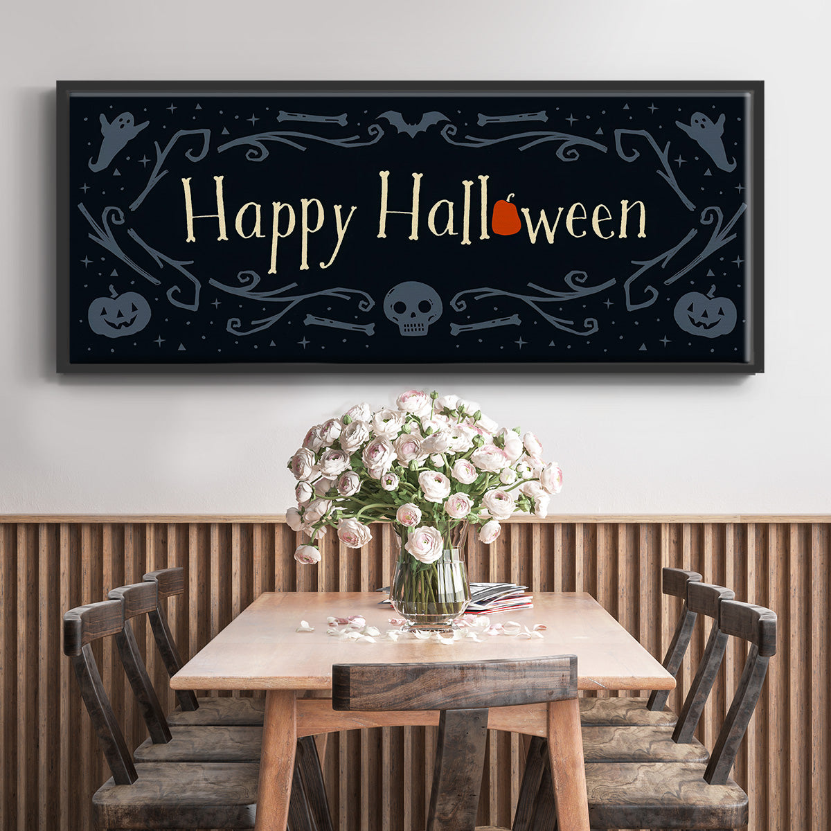 Skeleton Crew Collection D - Floater Framed Canvas Print