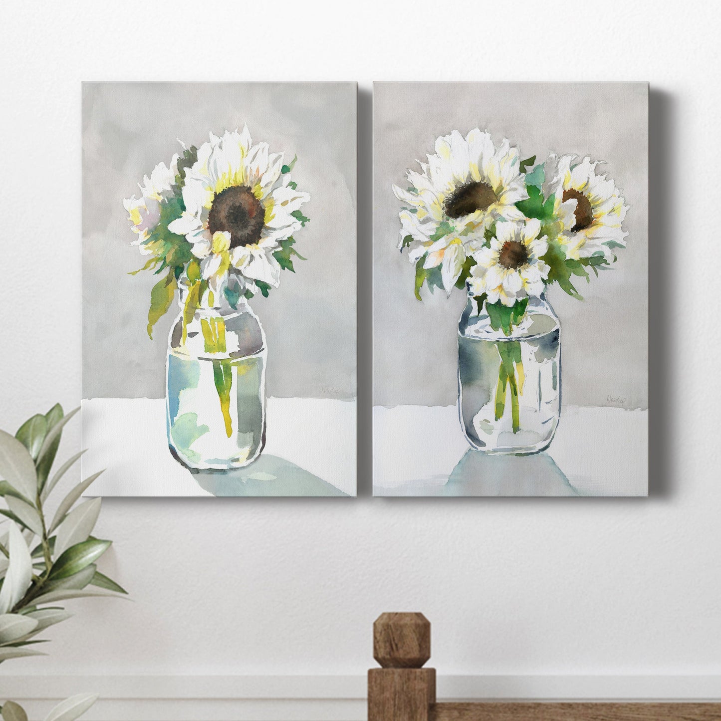 Sunflower I Premium Gallery Wrapped Canvas - Ready to Hang