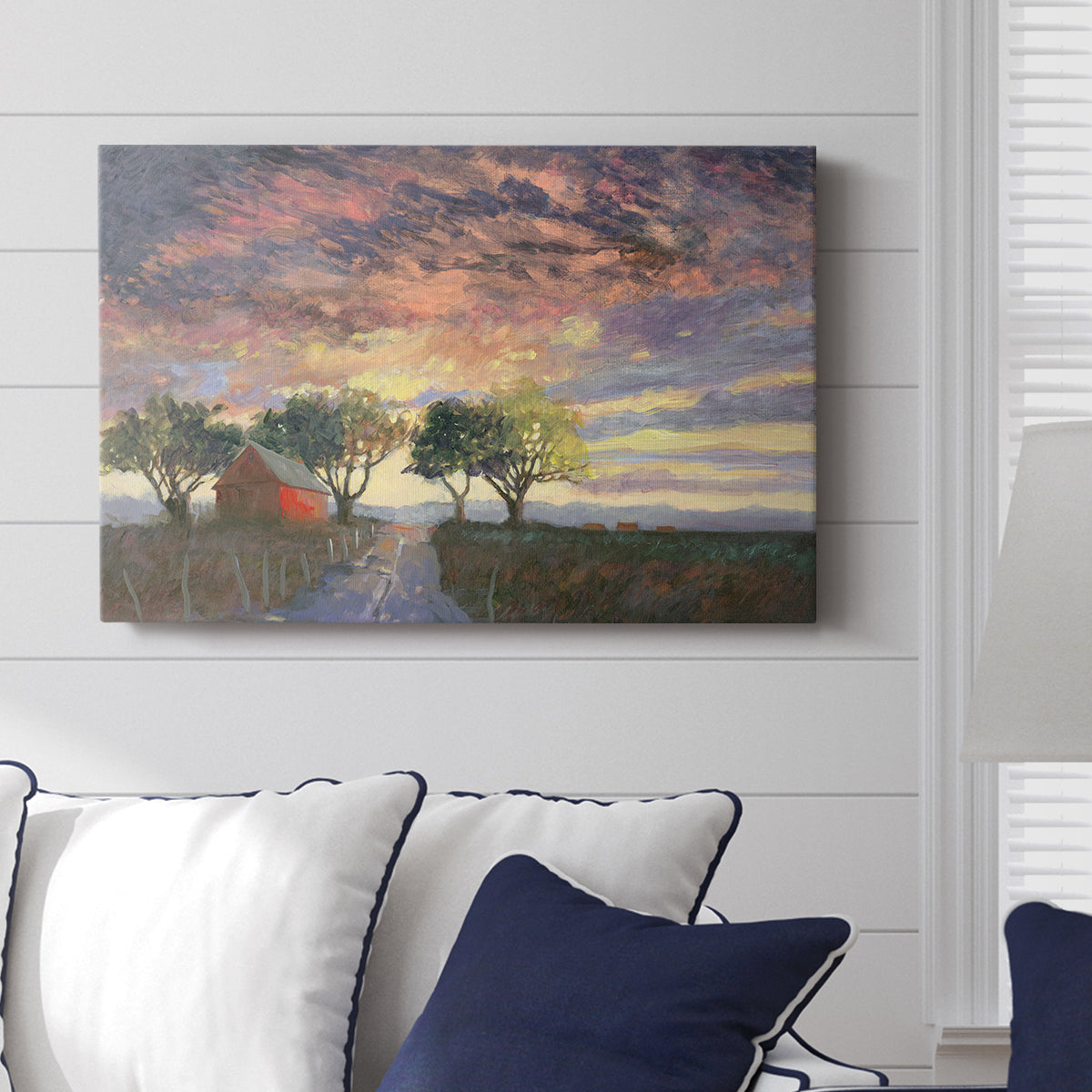 Fire in the Sky - Canvas Art Print