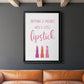 Little Lipstick - Modern Framed Canvas Print