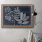 Foliage on Navy V Premium Framed Canvas- Ready to Hang