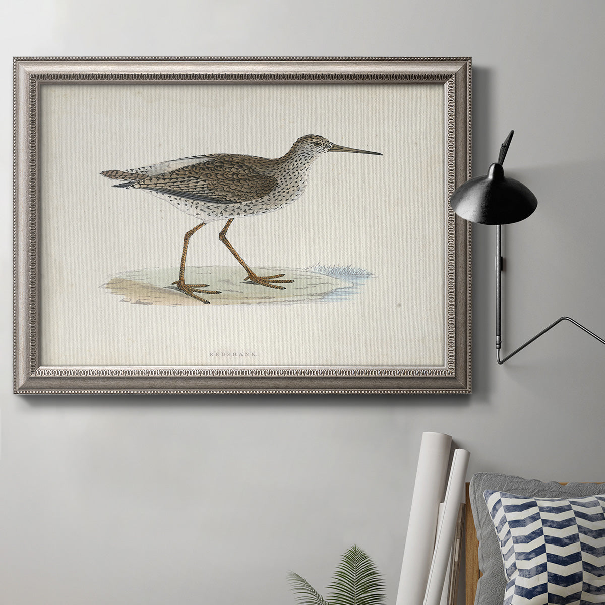 Morris Sandpipers V Premium Framed Canvas- Ready to Hang