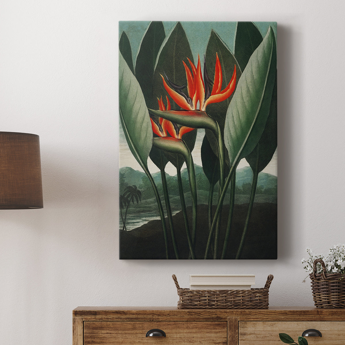 Temple of Flora IV - Canvas Art Print
