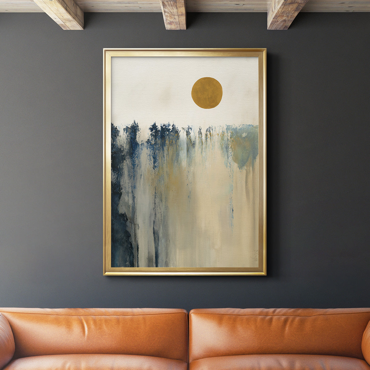 Equilibrium - Modern Framed Canvas Print