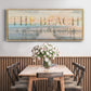 The Beach Is Calling - Floater Framed Canvas Print