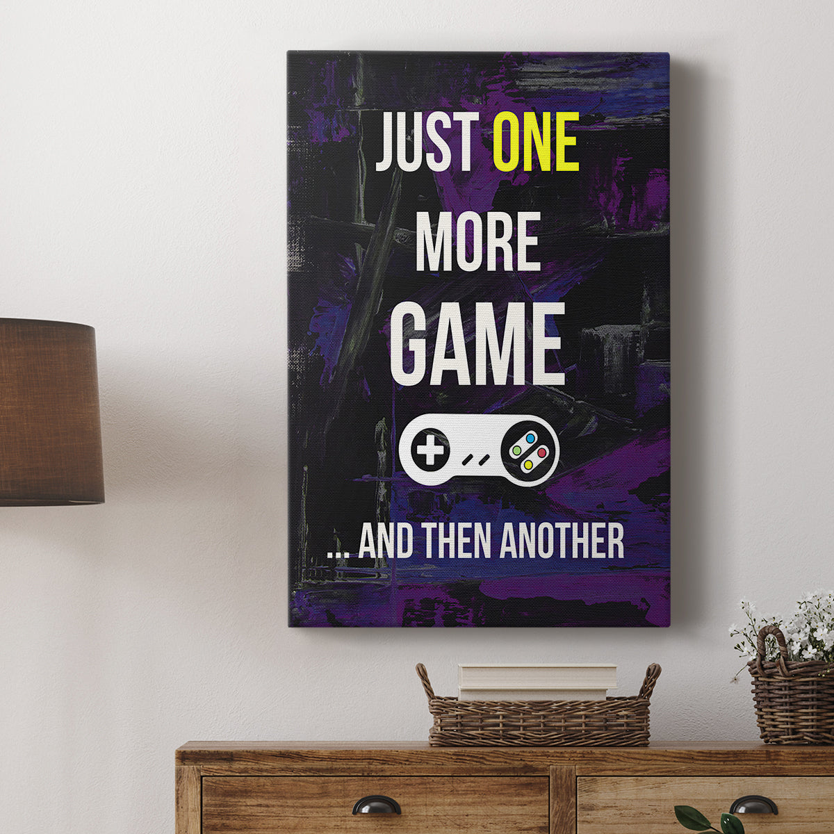 Gamer at Play II - Canvas Art Print