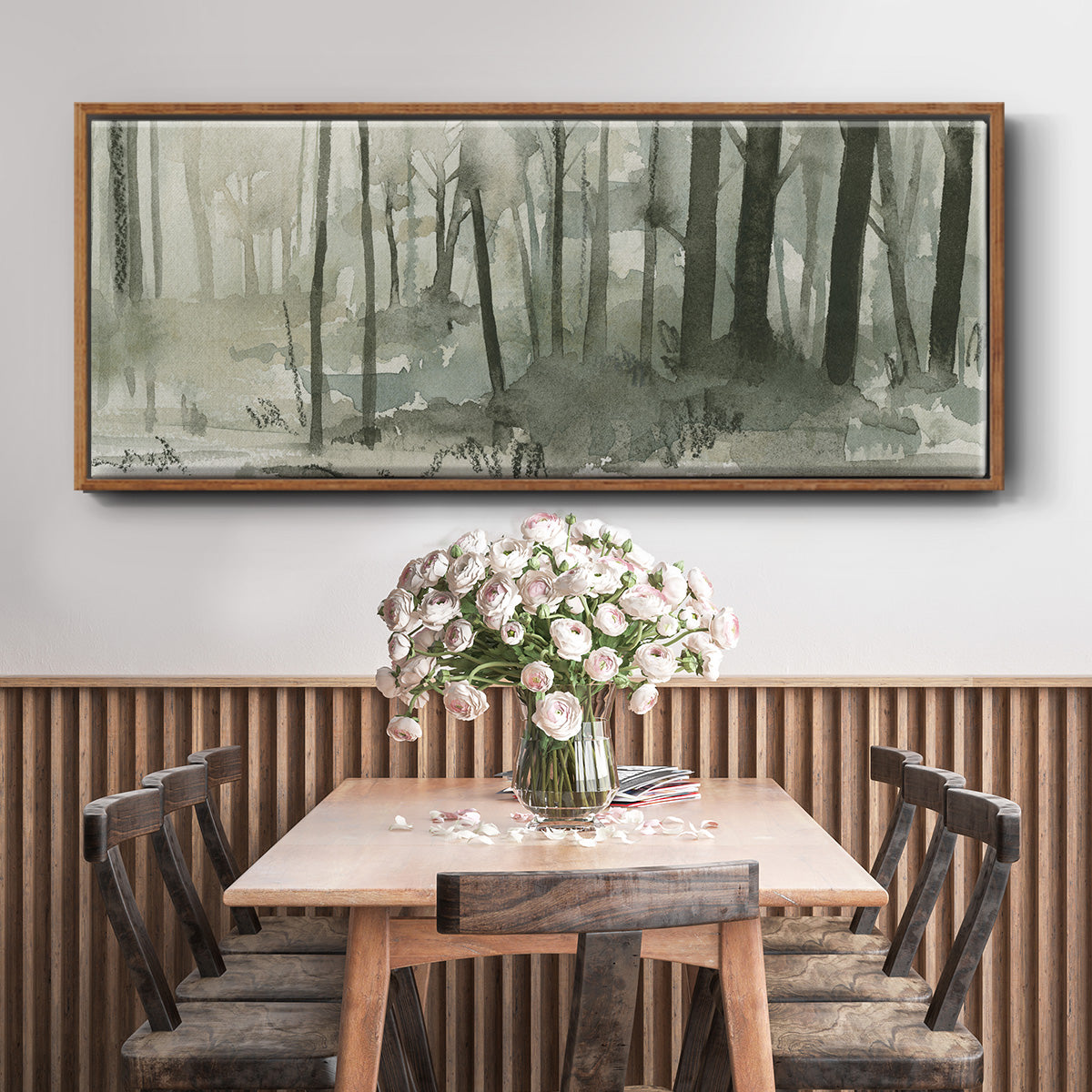 Into the Woods II - Floater Framed Canvas Print