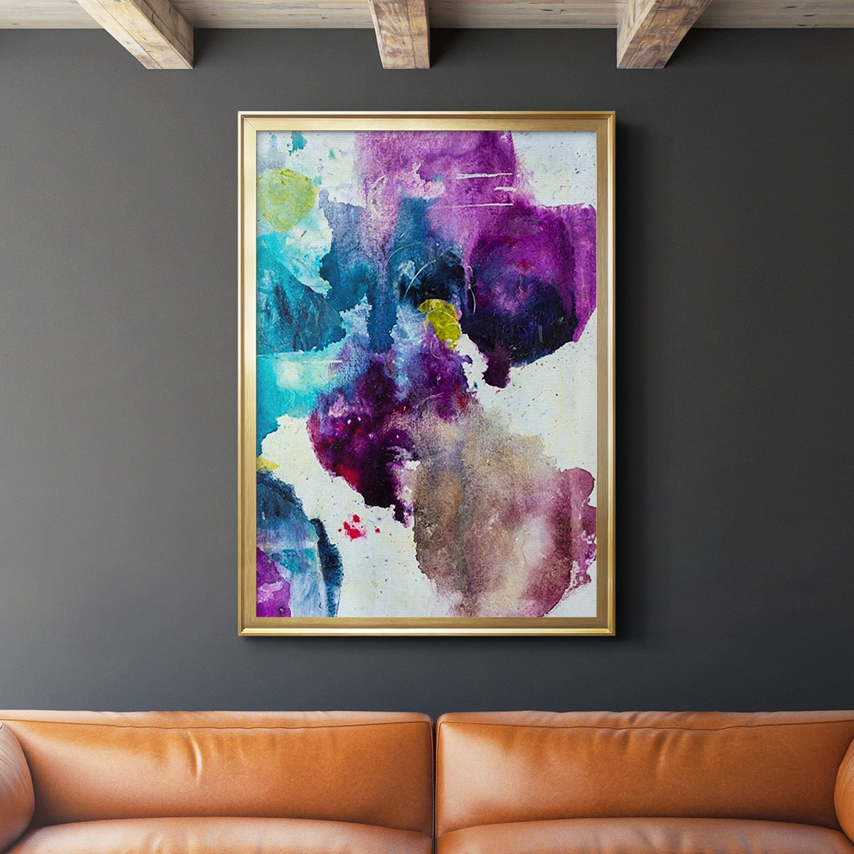 Dreaming II - Modern Framed Canvas Print