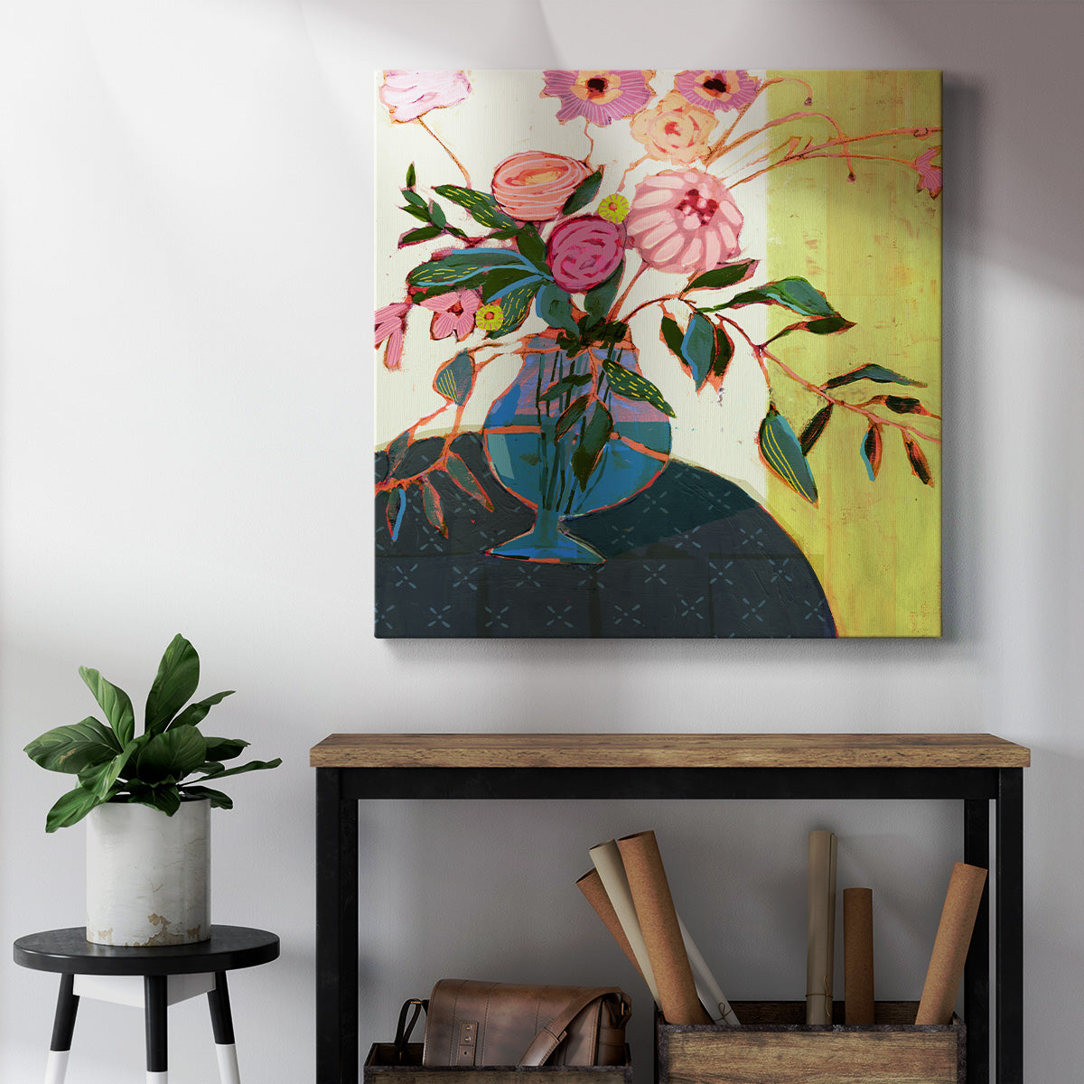 Fanciful Flowers I  - Canvas Art Print