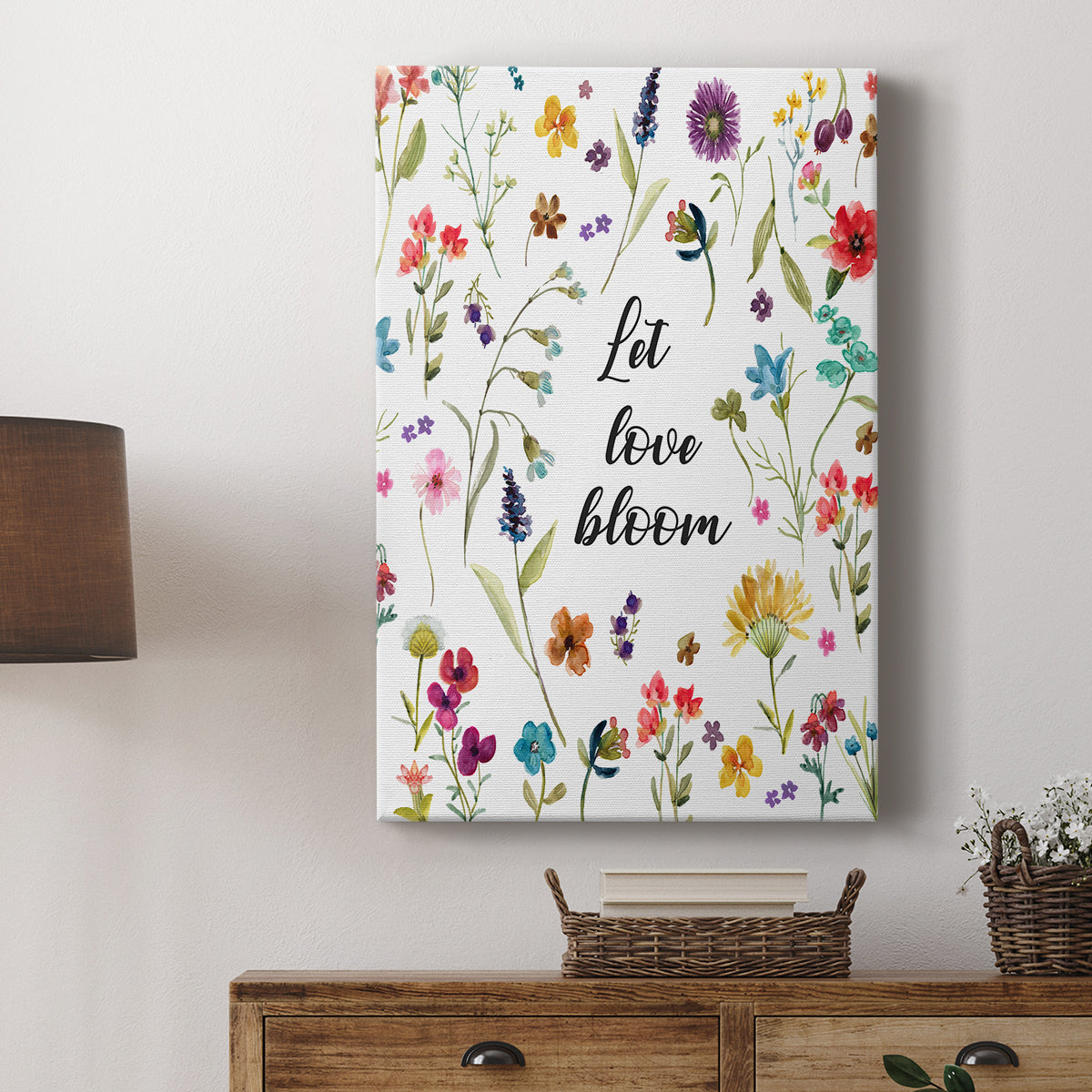 Let Love Bloom - Canvas Art Print
