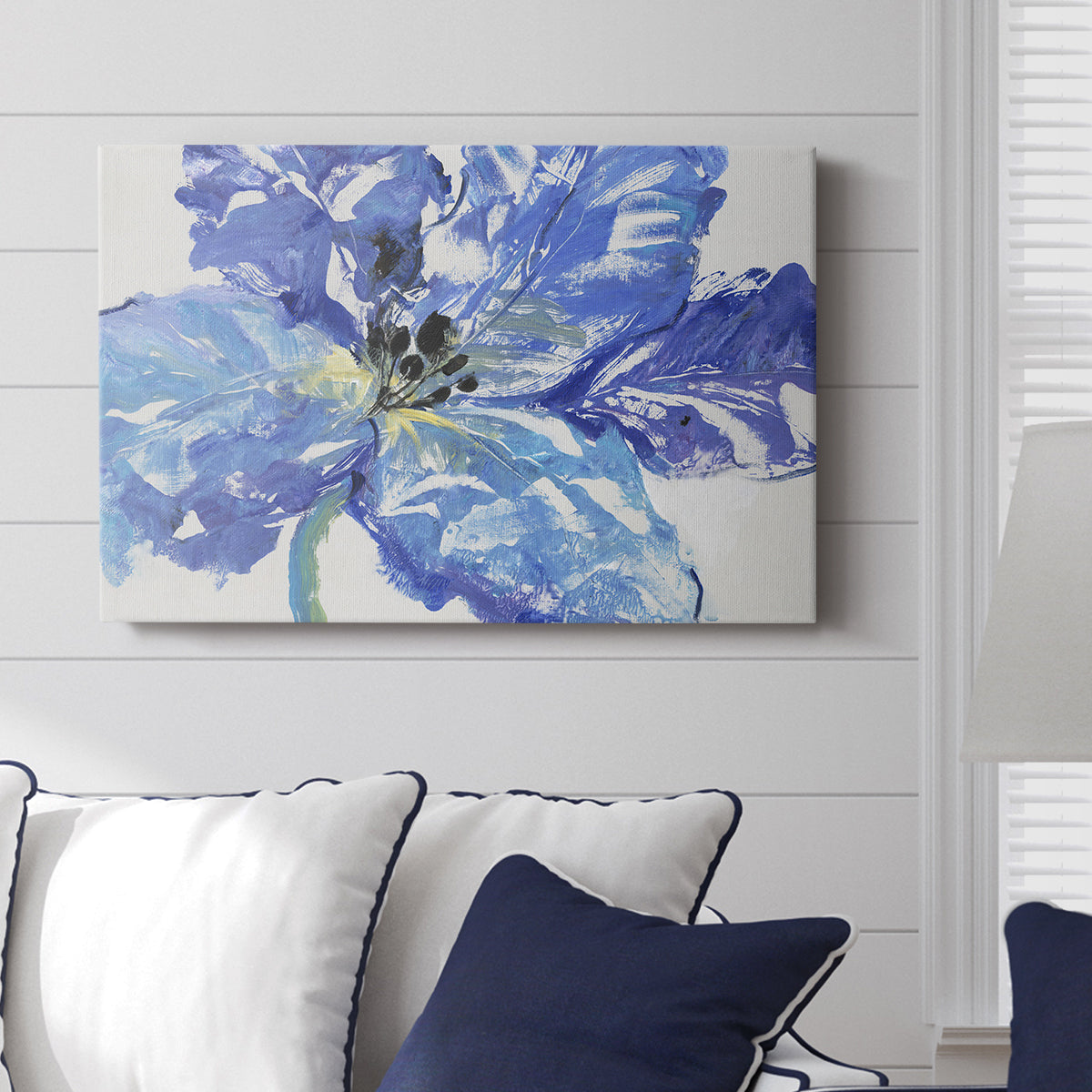 Fleur Bleue I - Canvas Art Print