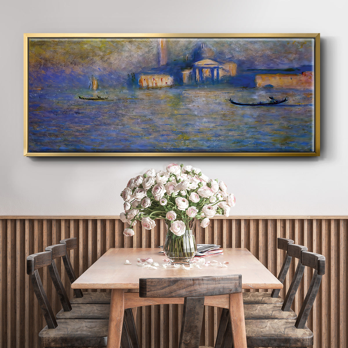 San Giorgio Maggiore, Twilight, 1908 - Floater Framed Canvas Print