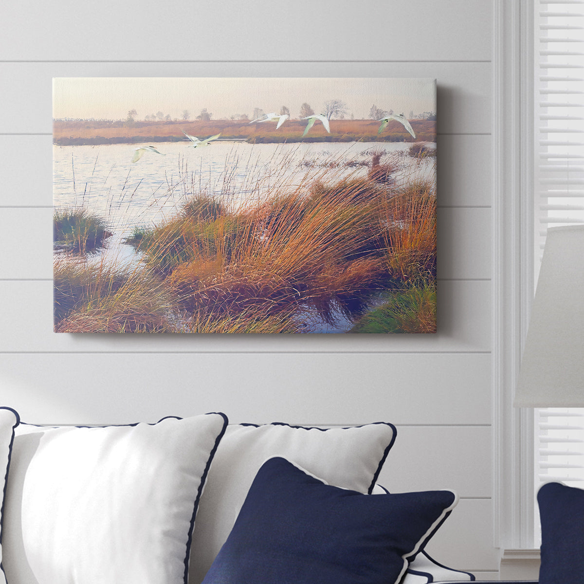 Marshland Hues I - Canvas Art Print