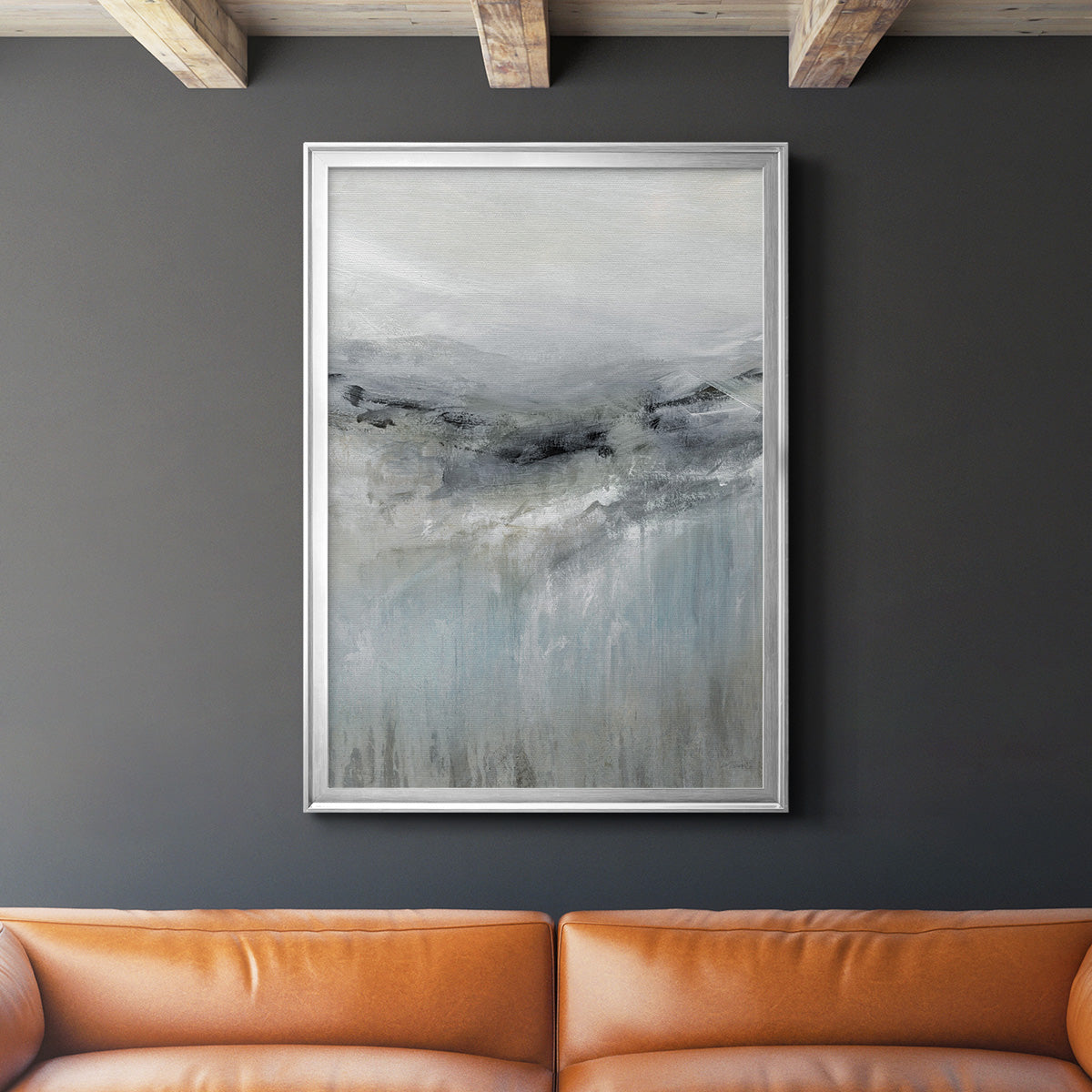 A Cool Wind - Modern Framed Canvas Print